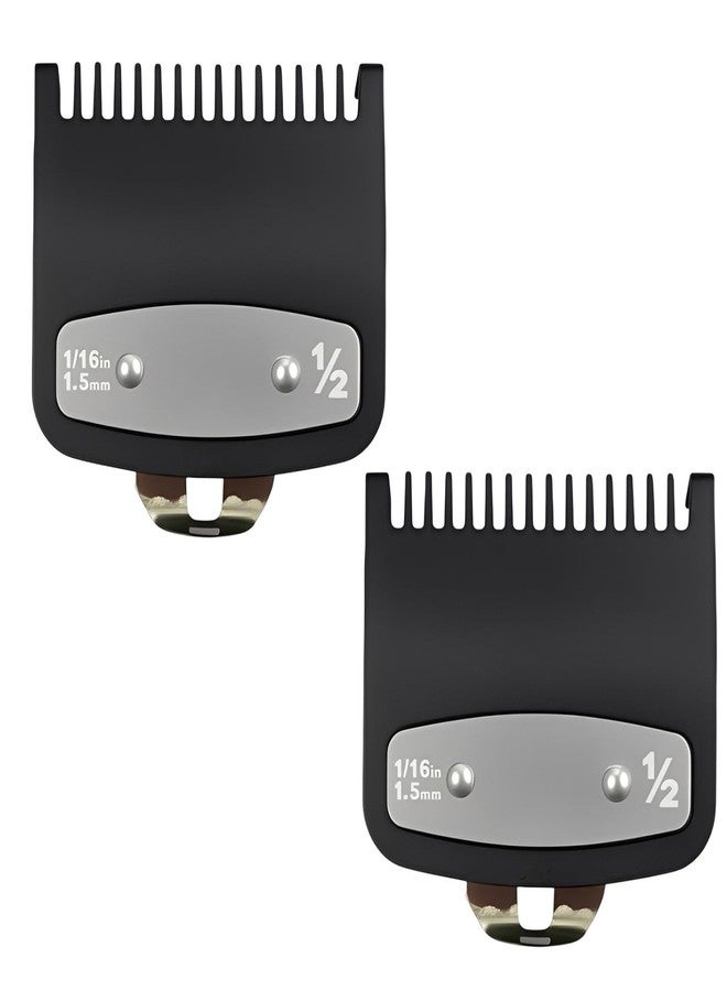 Pdtwq Compatible with Wahl Premium Guards,2Pack 1/16'' 1.5mm Compatible with Wahl 1/2 Clipper Guard,Includes Size 1/2. - Image 1